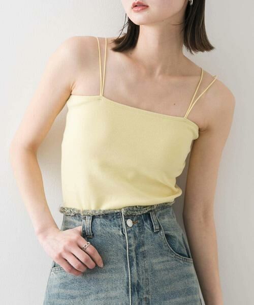 SENSE OF PLACE by URBAN RESEARCH / センスオブプレイス バイ アーバンリサーチ キャミソール・チューブトップ | 『一部WEB限定カラー』ダブルストラップカップツキキャミソール | 詳細3