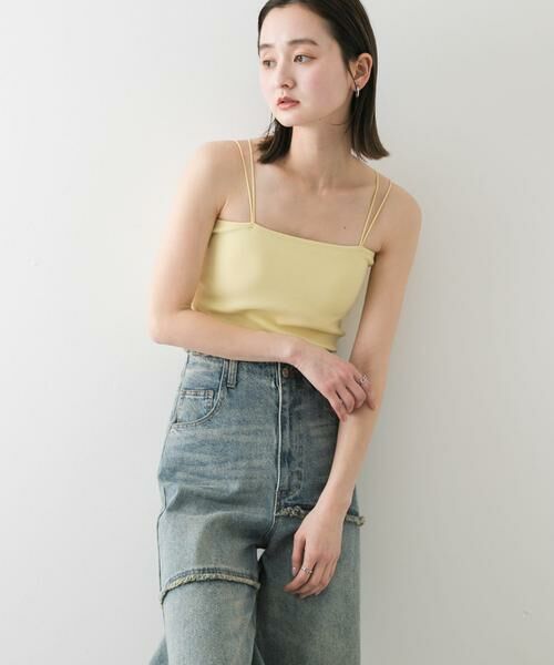SENSE OF PLACE by URBAN RESEARCH / センスオブプレイス バイ アーバンリサーチ キャミソール・チューブトップ | 『一部WEB限定カラー』ダブルストラップカップツキキャミソール | 詳細4