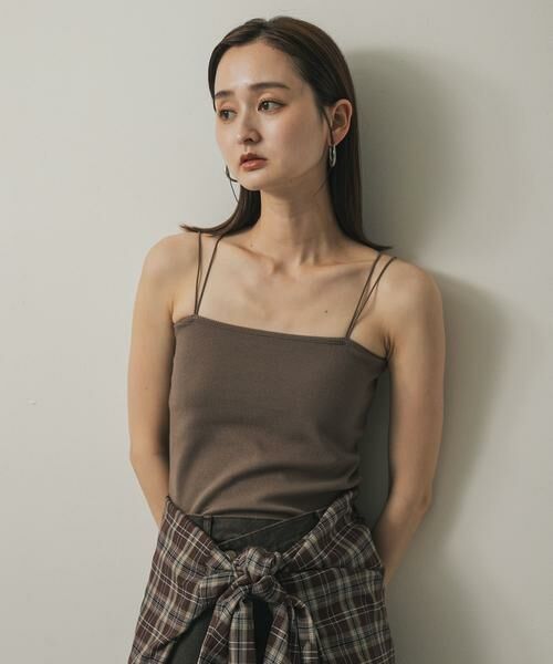 SENSE OF PLACE by URBAN RESEARCH / センスオブプレイス バイ アーバンリサーチ キャミソール・チューブトップ | 『一部WEB限定カラー』ダブルストラップカップツキキャミソール | 詳細10