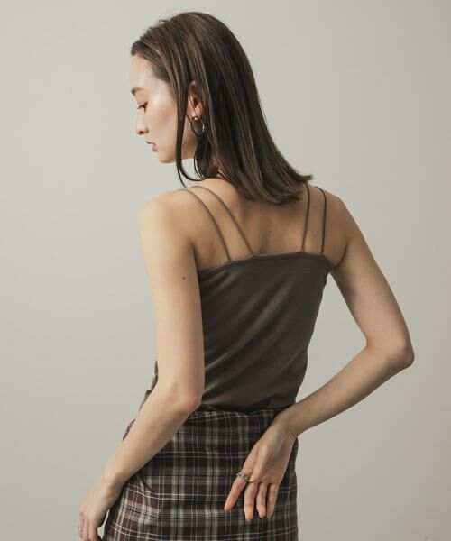SENSE OF PLACE by URBAN RESEARCH / センスオブプレイス バイ アーバンリサーチ キャミソール・チューブトップ | 『一部WEB限定カラー』ダブルストラップカップツキキャミソール | 詳細11