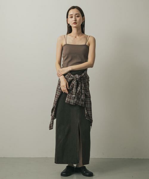 SENSE OF PLACE by URBAN RESEARCH / センスオブプレイス バイ アーバンリサーチ キャミソール・チューブトップ | 『一部WEB限定カラー』ダブルストラップカップツキキャミソール | 詳細12