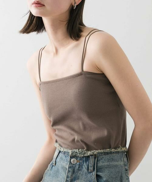 SENSE OF PLACE by URBAN RESEARCH / センスオブプレイス バイ アーバンリサーチ キャミソール・チューブトップ | 『一部WEB限定カラー』ダブルストラップカップツキキャミソール | 詳細13