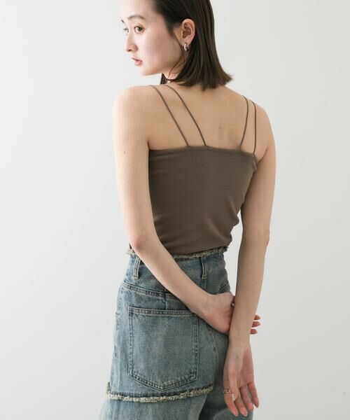 SENSE OF PLACE by URBAN RESEARCH / センスオブプレイス バイ アーバンリサーチ キャミソール・チューブトップ | 『一部WEB限定カラー』ダブルストラップカップツキキャミソール | 詳細15