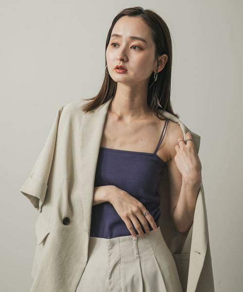 SENSE OF PLACE by URBAN RESEARCH / センスオブプレイス バイ アーバンリサーチ キャミソール・チューブトップ | 『一部WEB限定カラー』ダブルストラップカップツキキャミソール | 詳細23