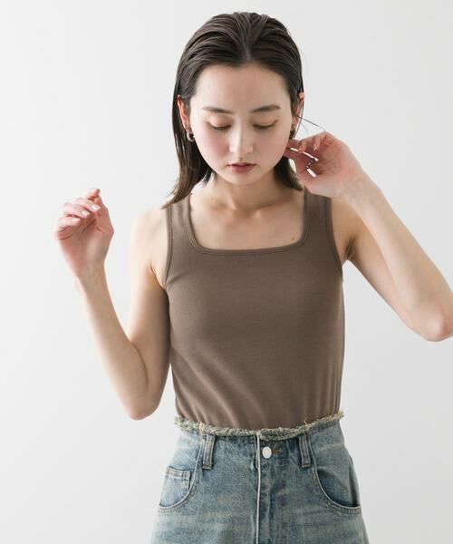 SENSE OF PLACE by URBAN RESEARCH / センスオブプレイス バイ アーバンリサーチ タンクトップ | スクエアネックカップツキタンクトップ | 詳細2