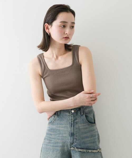 SENSE OF PLACE by URBAN RESEARCH / センスオブプレイス バイ アーバンリサーチ タンクトップ | スクエアネックカップツキタンクトップ | 詳細3