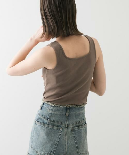 SENSE OF PLACE by URBAN RESEARCH / センスオブプレイス バイ アーバンリサーチ タンクトップ | スクエアネックカップツキタンクトップ | 詳細6