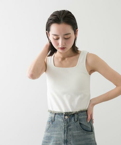 SENSE OF PLACE by URBAN RESEARCH / センスオブプレイス バイ アーバンリサーチ タンクトップ | スクエアネックカップツキタンクトップ | 詳細15