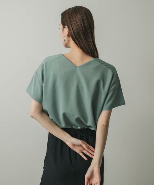 SENSE OF PLACE by URBAN RESEARCH / センスオブプレイス バイ アーバンリサーチ Tシャツ | ミラノリブVネックTシャツ | 詳細2