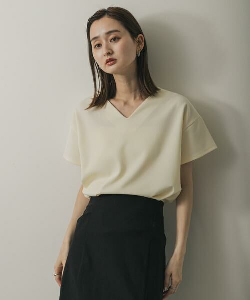 SENSE OF PLACE by URBAN RESEARCH / センスオブプレイス バイ アーバンリサーチ Tシャツ | ミラノリブVネックTシャツ | 詳細7