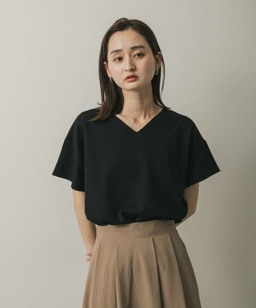 SENSE OF PLACE by URBAN RESEARCH / センスオブプレイス バイ アーバンリサーチ Tシャツ | ミラノリブVネックTシャツ | 詳細23