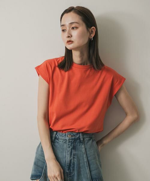 SENSE OF PLACE by URBAN RESEARCH / センスオブプレイス バイ アーバンリサーチ Tシャツ | 『UR TECH ひやサラクール』 クールタッチフレンチスリーブTシャツ | 詳細1