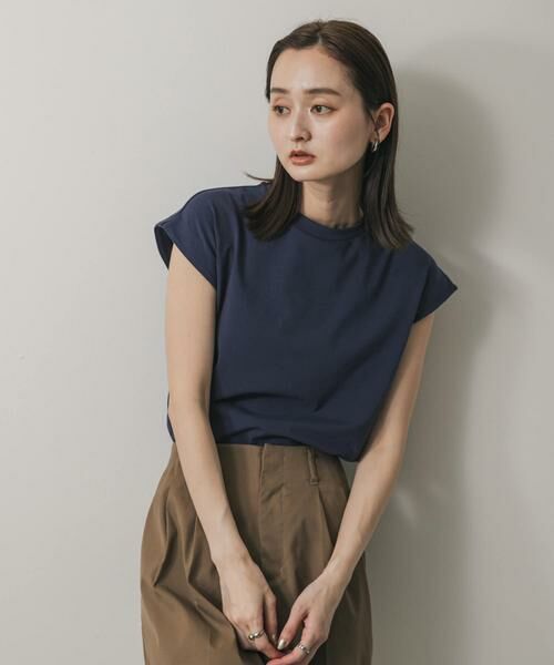 SENSE OF PLACE by URBAN RESEARCH / センスオブプレイス バイ アーバンリサーチ Tシャツ | 『UR TECH ひやサラクール』 クールタッチフレンチスリーブTシャツ | 詳細16