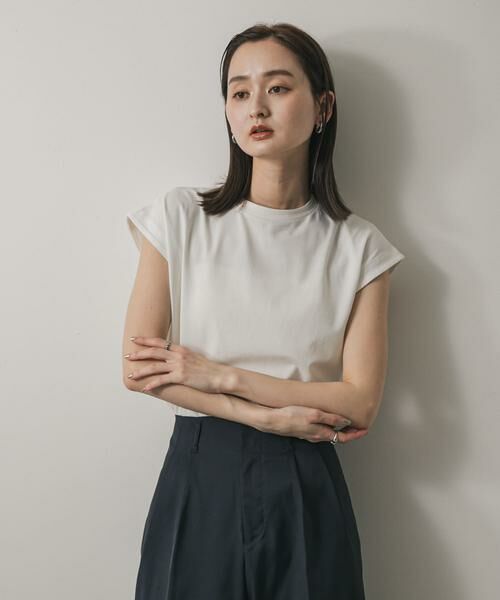 SENSE OF PLACE by URBAN RESEARCH / センスオブプレイス バイ アーバンリサーチ Tシャツ | 『UR TECH ひやサラクール』 クールタッチフレンチスリーブTシャツ | 詳細28