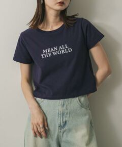SENSE OF PLACE by URBAN RESEARCH / センスオブプレイス バイ アーバンリサーチ Tシャツ | クロップドグラフィックTシャツ(半袖)