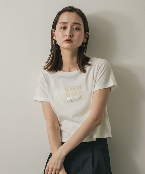 SENSE OF PLACE by URBAN RESEARCH / センスオブプレイス バイ アーバンリサーチ Tシャツ | クロップドグラフィックTシャツ(半袖) | 詳細1