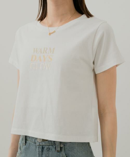 SENSE OF PLACE by URBAN RESEARCH / センスオブプレイス バイ アーバンリサーチ Tシャツ | クロップドグラフィックTシャツ(半袖) | 詳細11