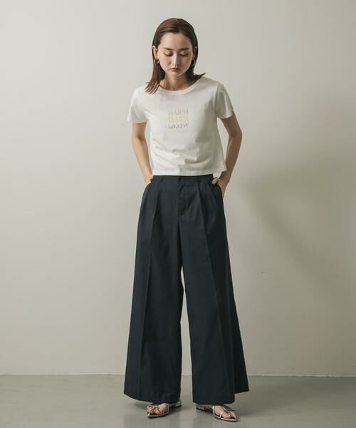 SENSE OF PLACE by URBAN RESEARCH / センスオブプレイス バイ アーバンリサーチ Tシャツ | クロップドグラフィックTシャツ(半袖) | 詳細2