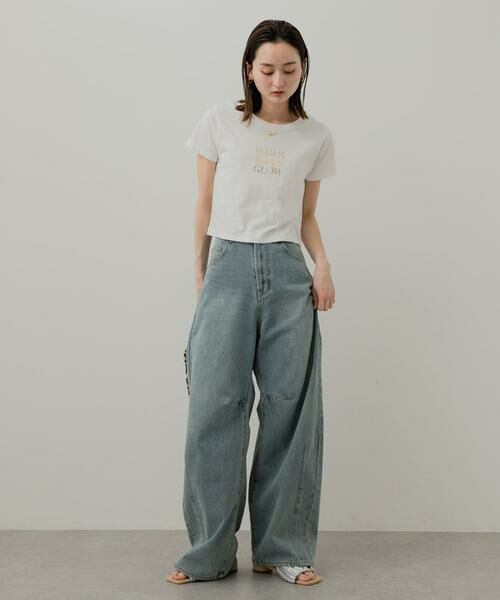 SENSE OF PLACE by URBAN RESEARCH / センスオブプレイス バイ アーバンリサーチ Tシャツ | クロップドグラフィックTシャツ(半袖) | 詳細7