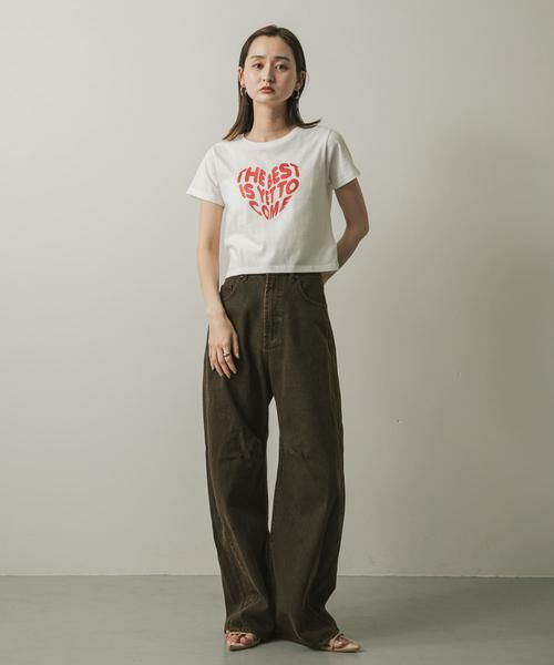 SENSE OF PLACE by URBAN RESEARCH / センスオブプレイス バイ アーバンリサーチ Tシャツ | クロップドグラフィックTシャツ(半袖) | 詳細17