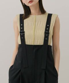 SENSE OF PLACE by URBAN RESEARCH / センスオブプレイス バイ アーバンリサーチ Tシャツ | シャーリングパイピングカットトップ