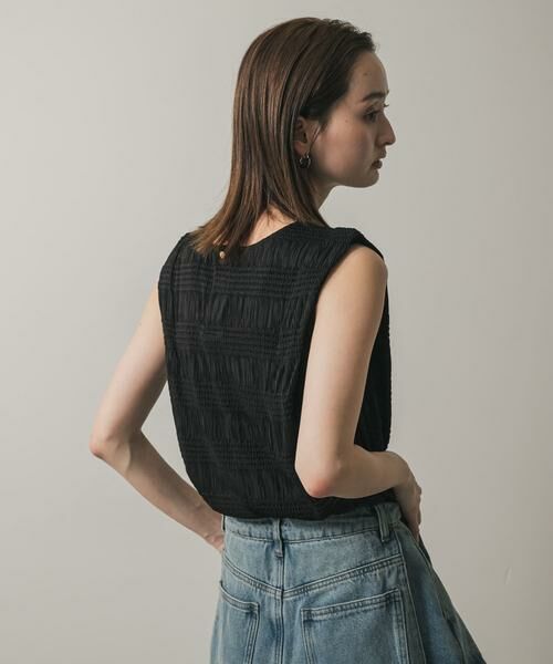 SENSE OF PLACE by URBAN RESEARCH / センスオブプレイス バイ アーバンリサーチ Tシャツ | シャーリングパイピングカットトップ | 詳細9