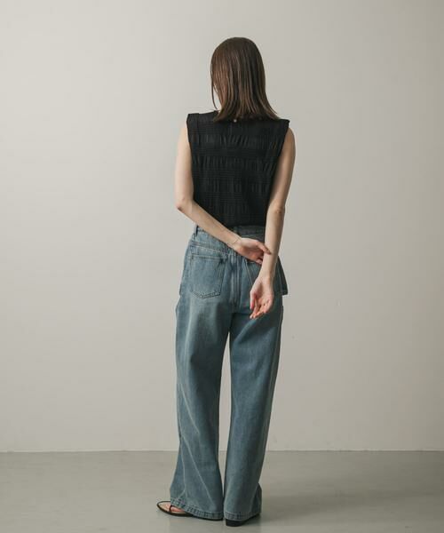 SENSE OF PLACE by URBAN RESEARCH / センスオブプレイス バイ アーバンリサーチ Tシャツ | シャーリングパイピングカットトップ | 詳細11