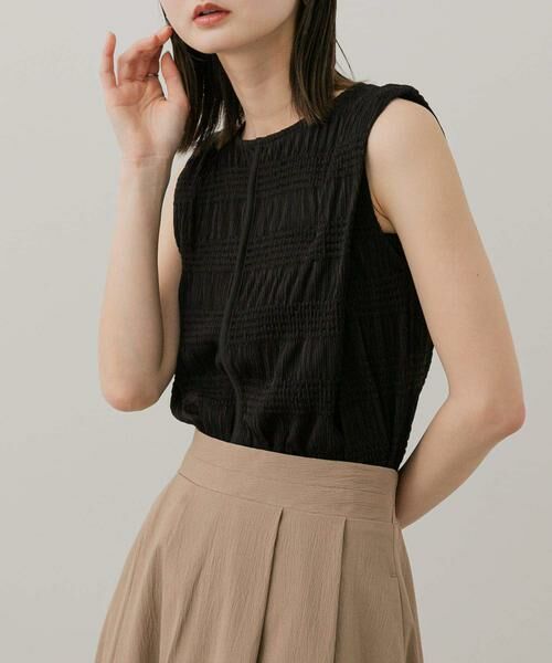 SENSE OF PLACE by URBAN RESEARCH / センスオブプレイス バイ アーバンリサーチ Tシャツ | シャーリングパイピングカットトップ | 詳細12