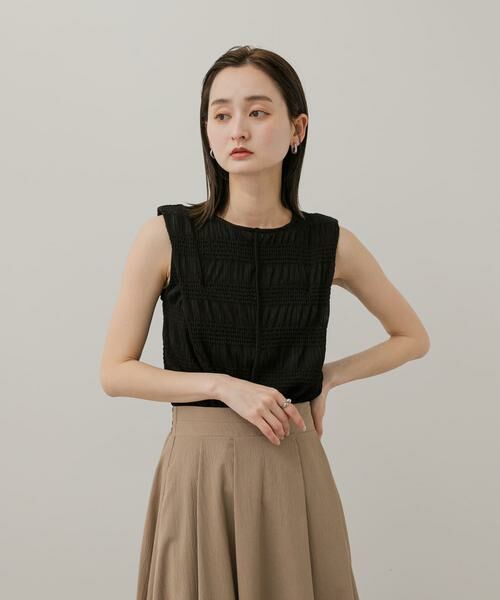 SENSE OF PLACE by URBAN RESEARCH / センスオブプレイス バイ アーバンリサーチ Tシャツ | シャーリングパイピングカットトップ | 詳細14