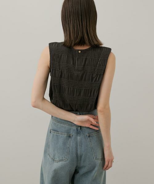 SENSE OF PLACE by URBAN RESEARCH / センスオブプレイス バイ アーバンリサーチ Tシャツ | シャーリングパイピングカットトップ | 詳細20