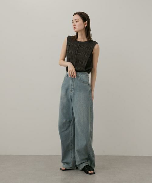 SENSE OF PLACE by URBAN RESEARCH / センスオブプレイス バイ アーバンリサーチ Tシャツ | シャーリングパイピングカットトップ | 詳細22