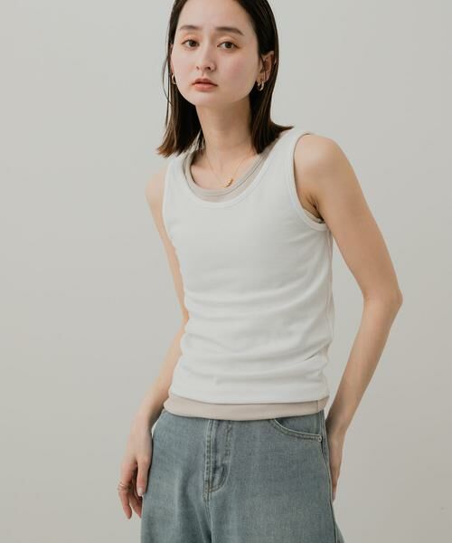 SENSE OF PLACE by URBAN RESEARCH / センスオブプレイス バイ アーバンリサーチ タンクトップ | 2WAYタンクトップ | 詳細1
