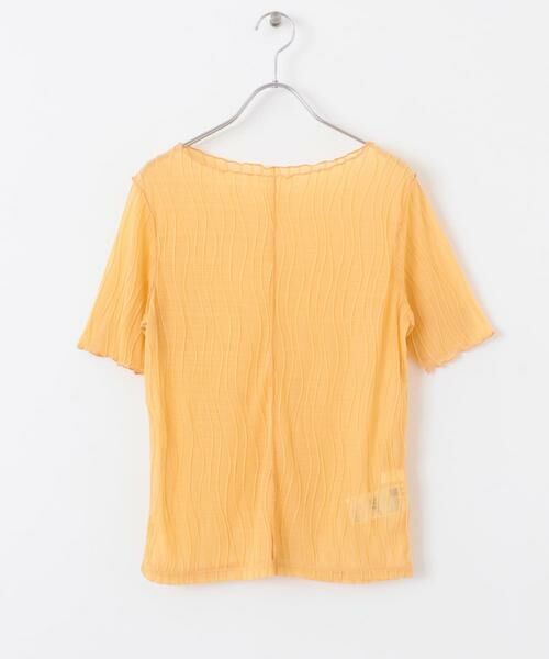 SENSE OF PLACE by URBAN RESEARCH / センスオブプレイス バイ アーバンリサーチ Tシャツ | 『一部WEB限定カラー』ウェーブジャガードトップ(半袖) | 詳細5