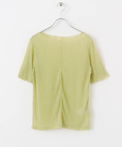 SENSE OF PLACE by URBAN RESEARCH / センスオブプレイス バイ アーバンリサーチ Tシャツ | 『一部WEB限定カラー』ウェーブジャガードトップ(半袖) | 詳細11