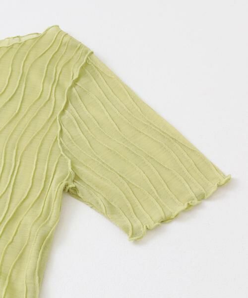 SENSE OF PLACE by URBAN RESEARCH / センスオブプレイス バイ アーバンリサーチ Tシャツ | 『一部WEB限定カラー』ウェーブジャガードトップ(半袖) | 詳細12