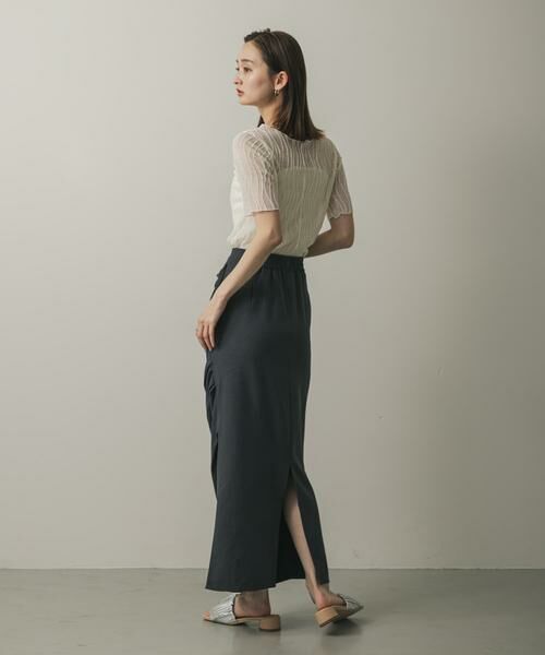 SENSE OF PLACE by URBAN RESEARCH / センスオブプレイス バイ アーバンリサーチ Tシャツ | 『一部WEB限定カラー』ウェーブジャガードトップ(半袖) | 詳細21
