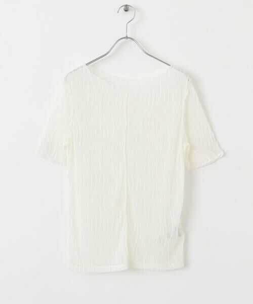 SENSE OF PLACE by URBAN RESEARCH / センスオブプレイス バイ アーバンリサーチ Tシャツ | 『一部WEB限定カラー』ウェーブジャガードトップ(半袖) | 詳細22