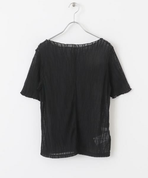 SENSE OF PLACE by URBAN RESEARCH / センスオブプレイス バイ アーバンリサーチ Tシャツ | 『一部WEB限定カラー』ウェーブジャガードトップ(半袖) | 詳細29