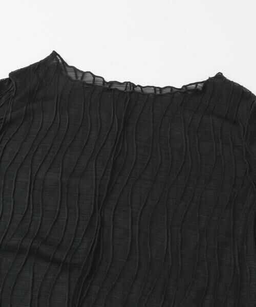 SENSE OF PLACE by URBAN RESEARCH / センスオブプレイス バイ アーバンリサーチ Tシャツ | 『一部WEB限定カラー』ウェーブジャガードトップ(半袖) | 詳細30