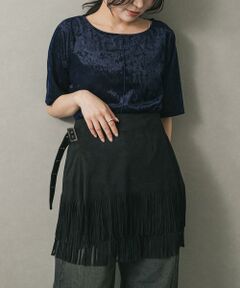 SENSE OF PLACE by URBAN RESEARCH / センスオブプレイス バイ アーバンリサーチ Tシャツ | シアーベロアTシャツ(半袖)