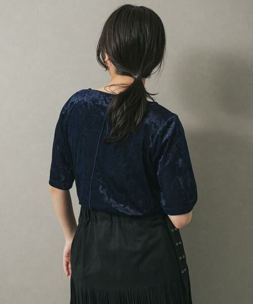 SENSE OF PLACE by URBAN RESEARCH / センスオブプレイス バイ アーバンリサーチ Tシャツ | シアーベロアTシャツ(半袖) | 詳細13