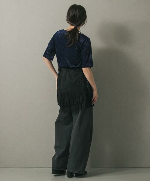 SENSE OF PLACE by URBAN RESEARCH / センスオブプレイス バイ アーバンリサーチ Tシャツ | シアーベロアTシャツ(半袖) | 詳細15