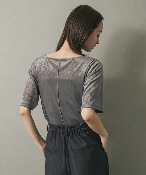 SENSE OF PLACE by URBAN RESEARCH / センスオブプレイス バイ アーバンリサーチ Tシャツ | シアーベロアTシャツ(半袖) | 詳細25