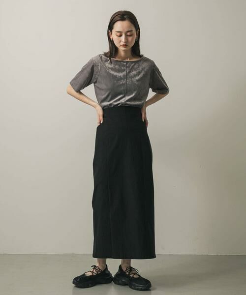 SENSE OF PLACE by URBAN RESEARCH / センスオブプレイス バイ アーバンリサーチ Tシャツ | シアーベロアTシャツ(半袖) | 詳細29