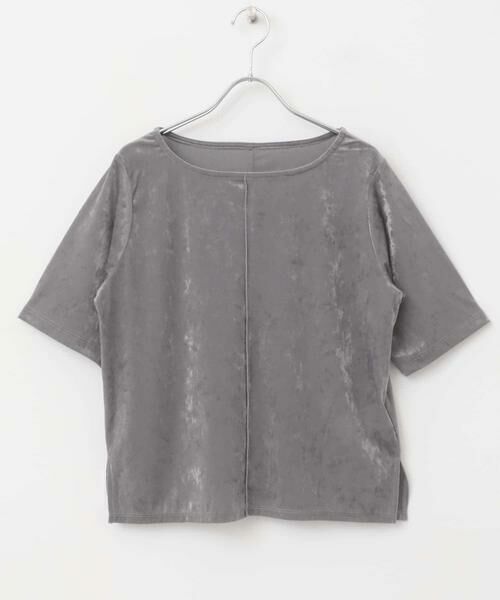 SENSE OF PLACE by URBAN RESEARCH / センスオブプレイス バイ アーバンリサーチ Tシャツ | シアーベロアTシャツ(半袖) | 詳細30