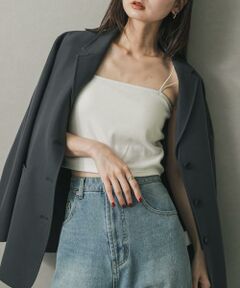 SENSE OF PLACE by URBAN RESEARCH / センスオブプレイス バイ アーバンリサーチ キャミソール・チューブトップ | クロップドカップツキキャミソール