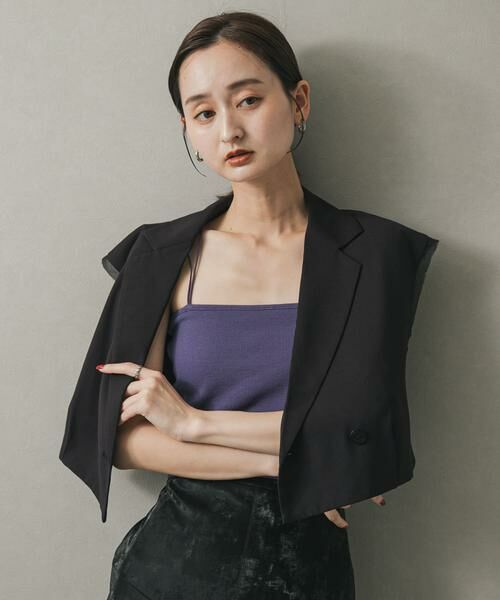 SENSE OF PLACE by URBAN RESEARCH / センスオブプレイス バイ アーバンリサーチ キャミソール・チューブトップ | クロップドカップツキキャミソール | 詳細1