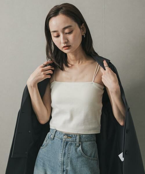 SENSE OF PLACE by URBAN RESEARCH / センスオブプレイス バイ アーバンリサーチ キャミソール・チューブトップ | クロップドカップツキキャミソール | 詳細14