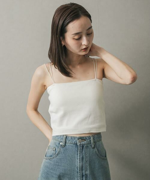 SENSE OF PLACE by URBAN RESEARCH / センスオブプレイス バイ アーバンリサーチ キャミソール・チューブトップ | クロップドカップツキキャミソール | 詳細18