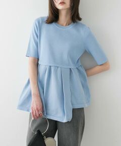 SENSE OF PLACE by URBAN RESEARCH / センスオブプレイス バイ アーバンリサーチ ニット・セーター | アシメペプラムセーター